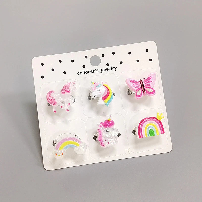 ゆびさきに広がる夢の世界!ユニコーンリングセット