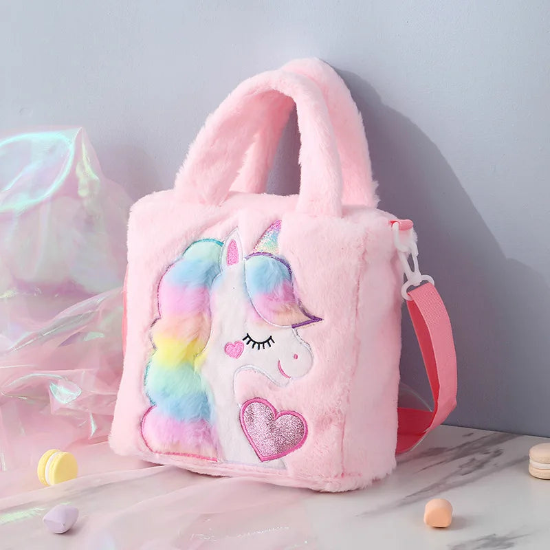 ふわふわユニコーンのショルダーバッグ