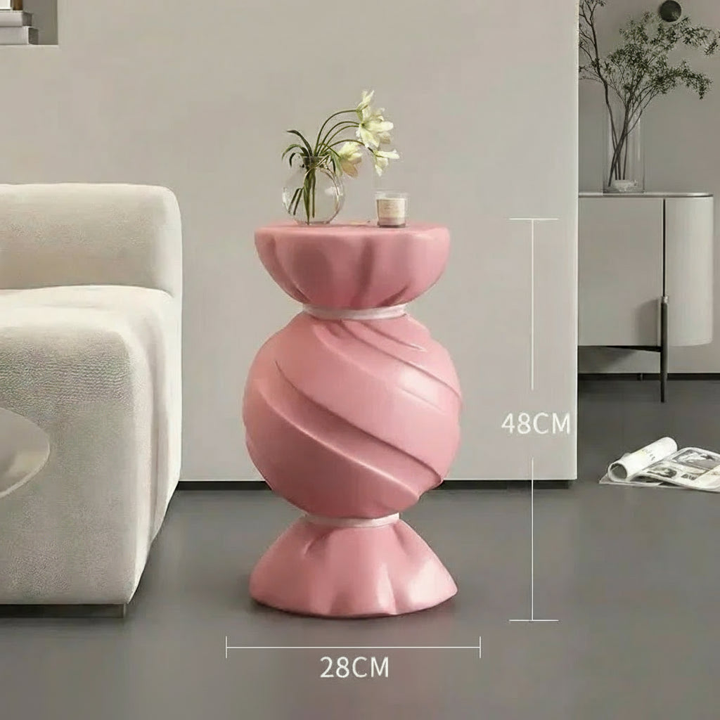 シュガースパイラルなキャンディテーブル(ローテーブル/サイドテーブル)