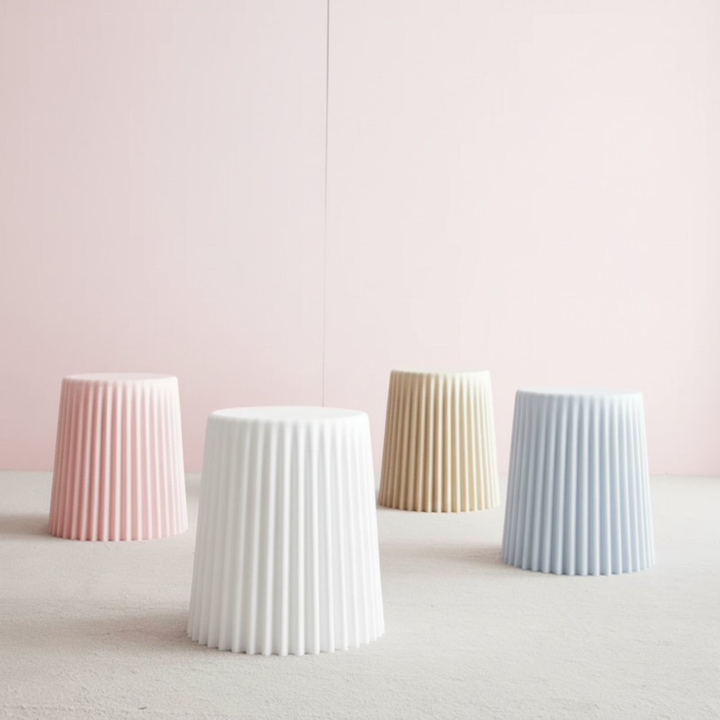 💖 お部屋に魔法をかける！リズム☆プリーツスツール＆テーブル 💖