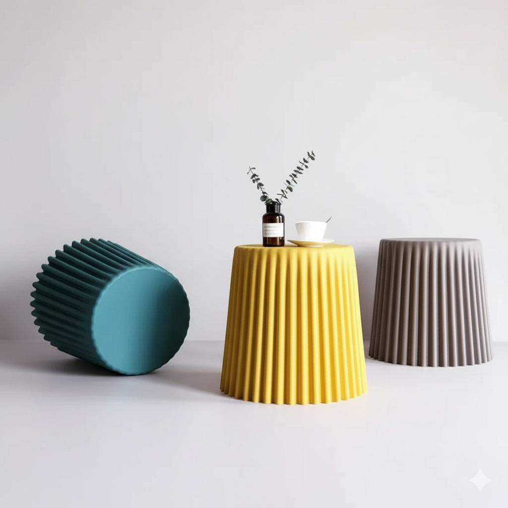 💖 お部屋に魔法をかける！リズム☆プリーツスツール＆テーブル 💖