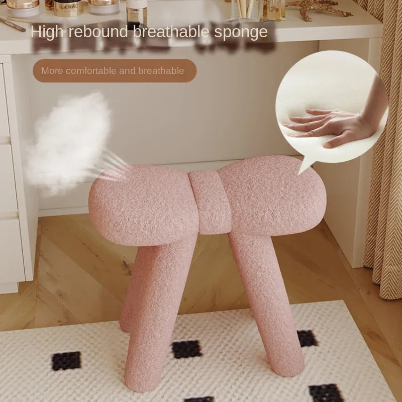 🎀 ふわもこリボンスツール