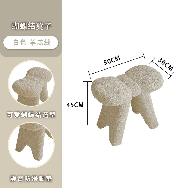 🎀 ふわもこリボンスツール