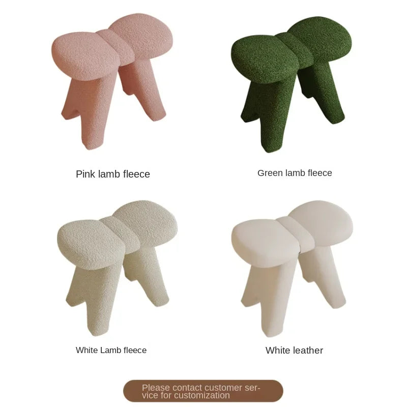 🎀 ふわもこリボンスツール