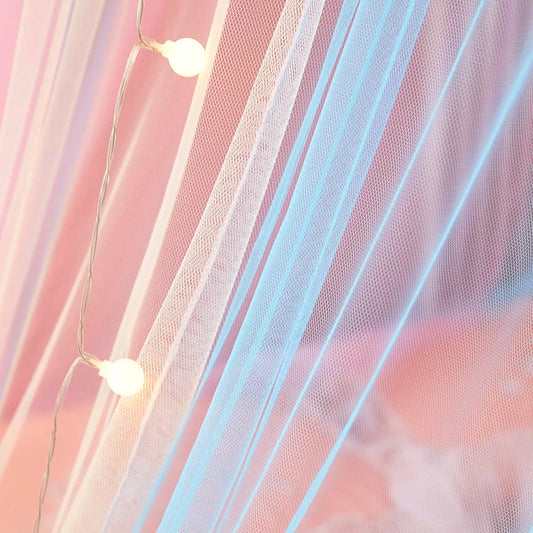 【ドリーミング・レインボー】ベビー&キッズ用 天蓋/ベッドキャノピー