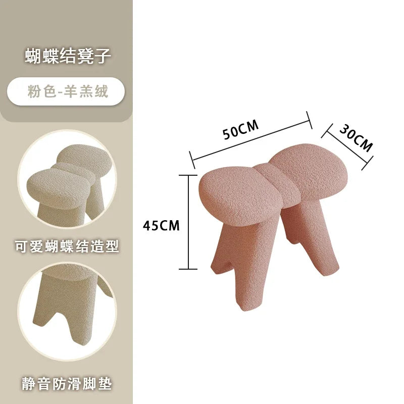 🎀 ふわもこリボンスツール